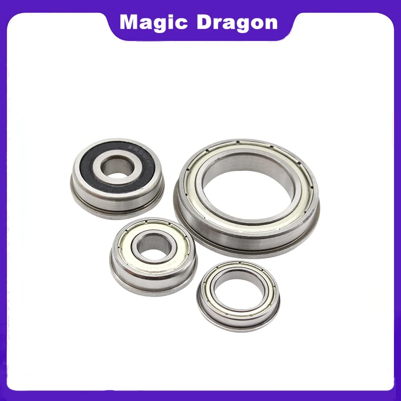 

5PCS Flange Bearing F6000 F6001 F6002 F6003 F6004 F6005 F6006 F6007 ZZ Z RS 2RS High Quality Flange Ball Bearing