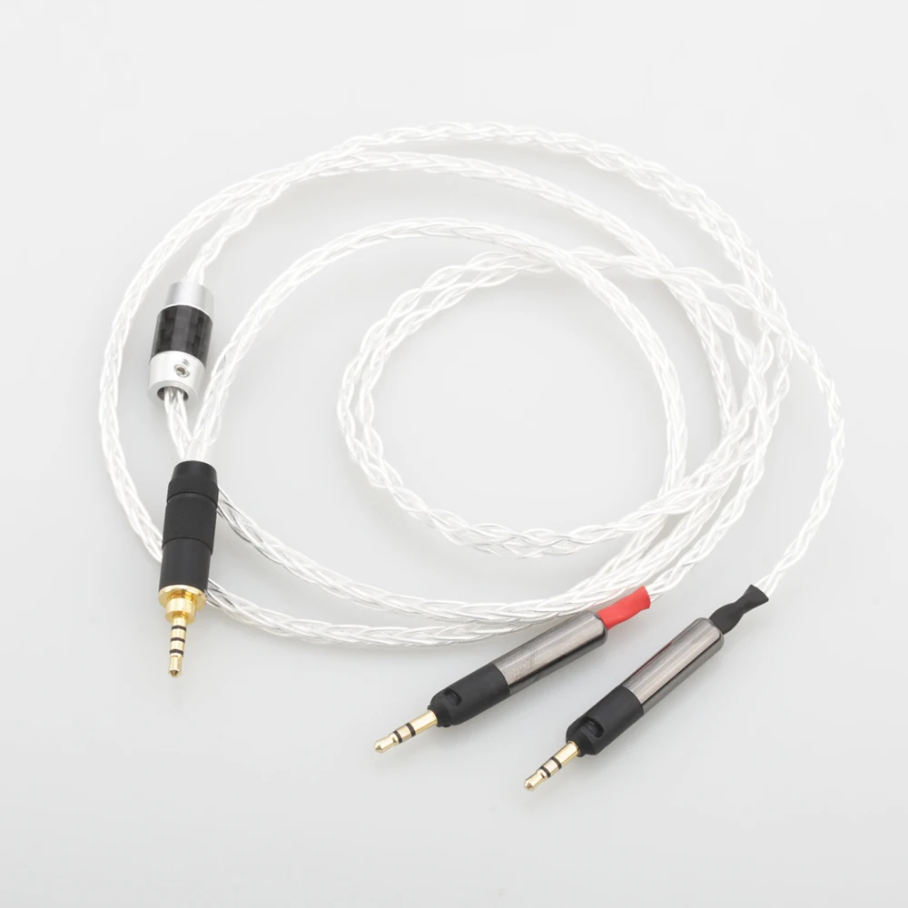 

Audiocrast HC024 2.5mm TRRS Balanced 8 Cores Silver Plated Headphone Cable for ATH-R70X