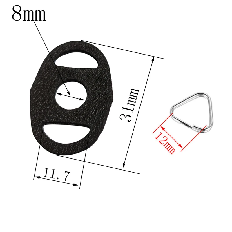 1pair Leather Protector Cover Camera Strap with Triangle Split Ring for Fujifilm Canon Nikon Sony Olympus Pentax DSLR Camera