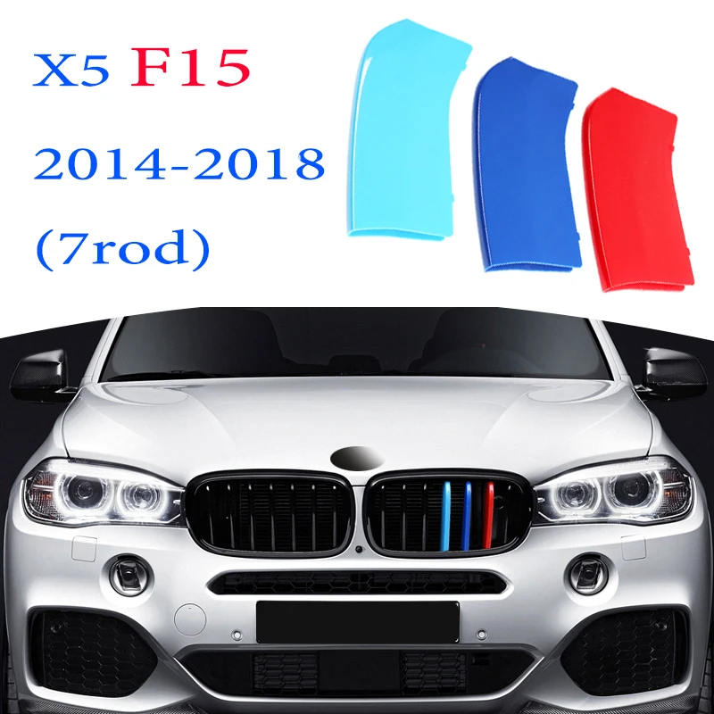3 Stück Auto gitter Zierleiste für BMW x1 x2 x3 x4 x5 x6 x7 e84 f48 f49 f39 e83 f25 g01 f26 g02 e70 f15 e53 g05 e71 e72 f16 g06 g07