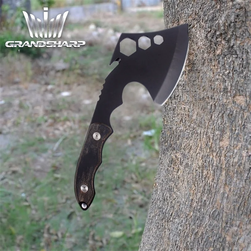 Cuchillo de cuchilla, hacha táctica Tomahawk, ejército, caza al aire libre, Camping, supervivencia, machete, herramienta de mano, hacha de fuego, hacha, llave de hacha