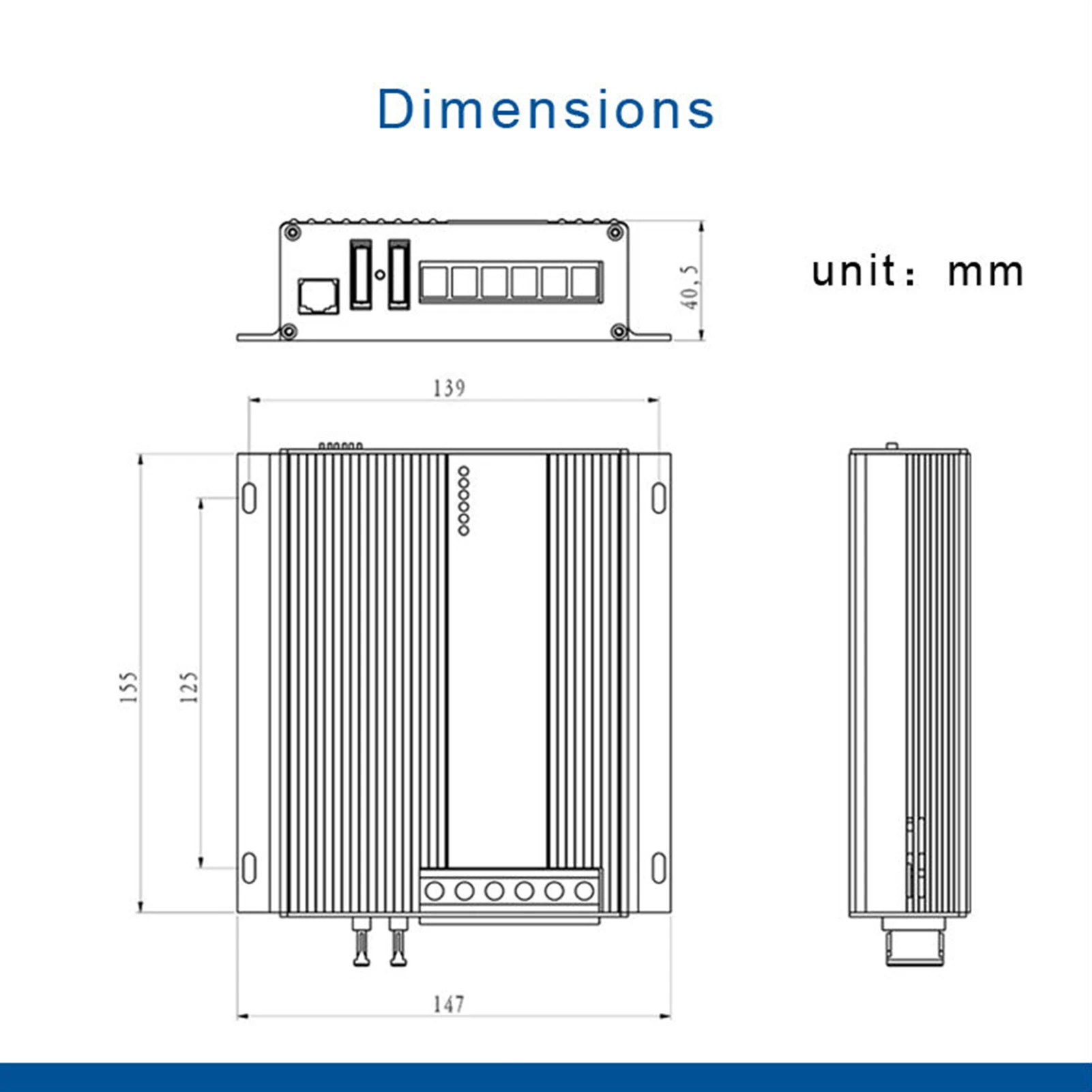 BT10 Bluetooth Module 12V/24V For MPPT Solar Charge Controller MPPT5030-DUO Controllers IP20 Wireless Monitor Solar System