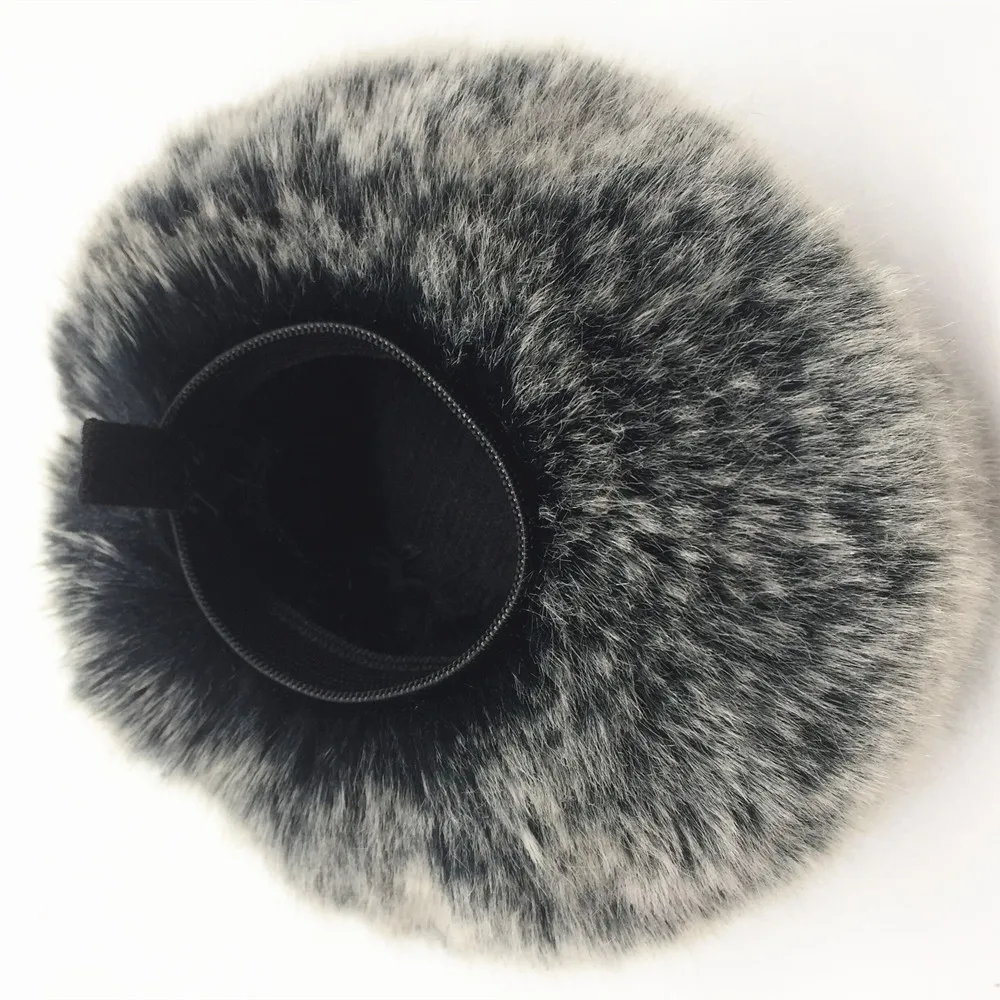 Dead Cat Outdoor Artificial Fur Wind Microphone Cover Muff Windscreen Sleeve Shield For SONY PCM-A10 Mic cover  for SONY PCM-A10
