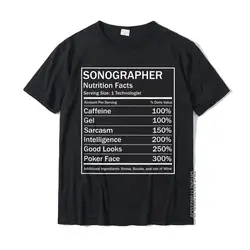 Funny Ultrasound Tech Sonographer Radiology Nutrition T-Shirt Top T-Shirts Tees For Men New Arrival Cotton Design T Shirt