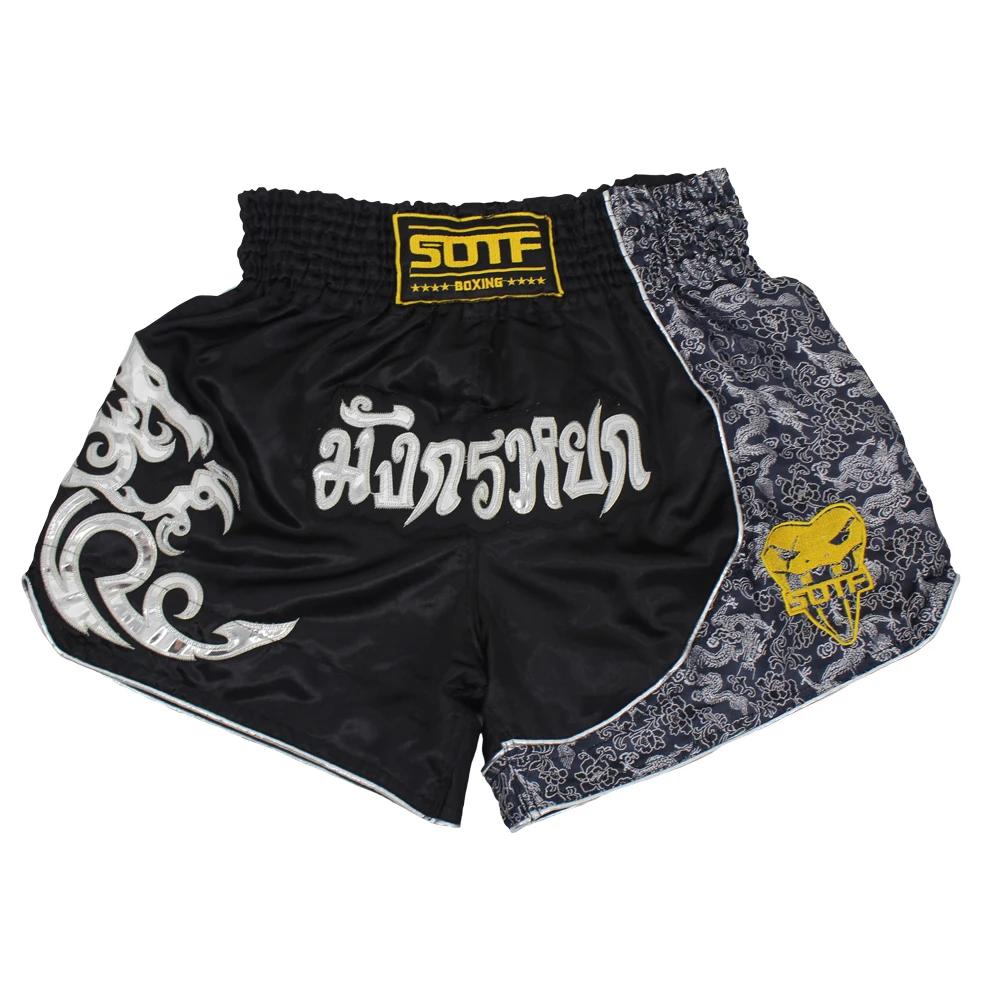 Guantoni da Boxe uomo Pantaloni Stampa MMA Shorts kickboxing Lotta Grappling Breve Tiger Muay Thai boxe shorts abbigliamento sanda a buon mercato mma