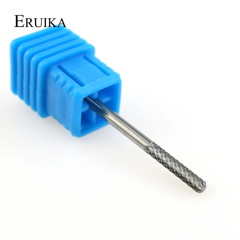 

ERUIKA 1pc Tungsten Carbide Nail Drill Bit Milling Cutter for Manicure Electric Drill Machine Accessory Nail Burr Tools