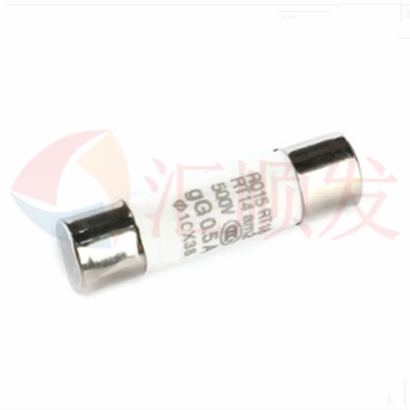 Bộ 5!!!!!!!!! Cầu Chì R015 10*38 Gốm Cầu Chì Ống RT18 0.5 1 2A 3 4 5 6A 10A 32A