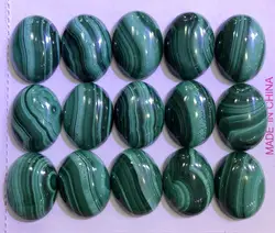 Sale 2ps/lot 100% Natural Malachite Bead cabochons,10x14mm 12x16mm 13x18mm 15x20mm,30x40mm Oval Gem stone Cabochon Ring Face