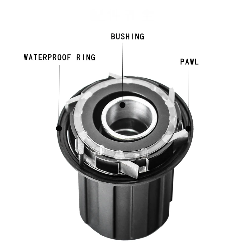 Mountain bicycle FreeHub 4 6 Pawl Aluminum Alloy 2 Bearings Body 8/9/10/11Speed Mtb Mountain Road Bike cassette body/freehub