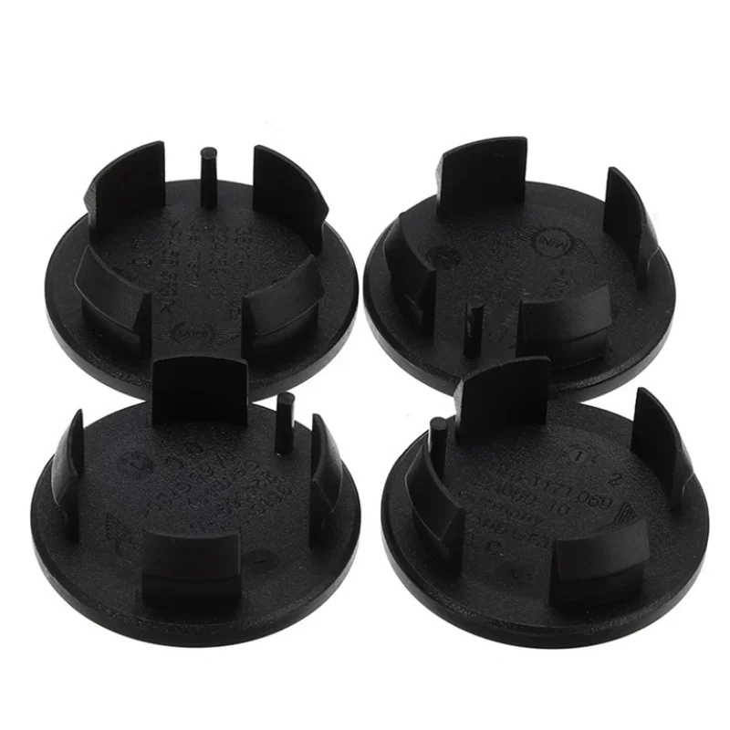 4Pcs 54mm Car Wheel Center Hub Caps Black Plastic Rims Center Cap Dust-proof Covers For Mini Cooper