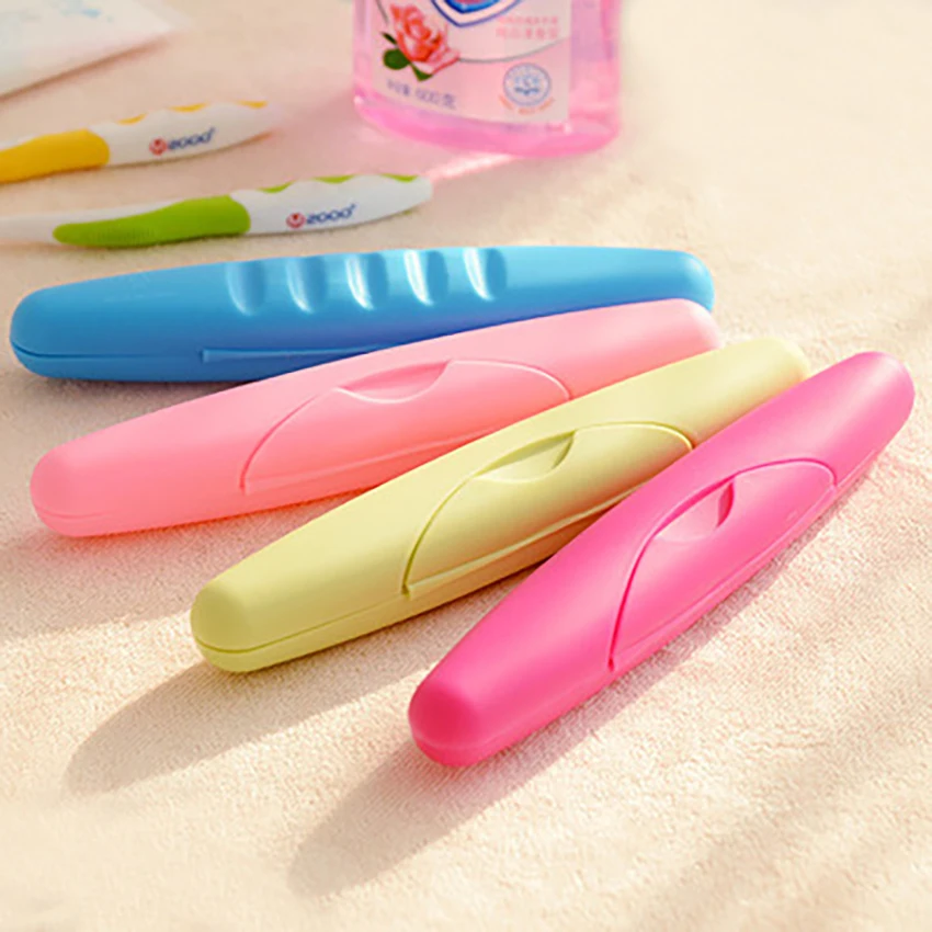 Travel Portable Wash Toothbrush Box Candy Color Sealed Lid Waterproof And Leak-proof Toothbrush Box With Lock