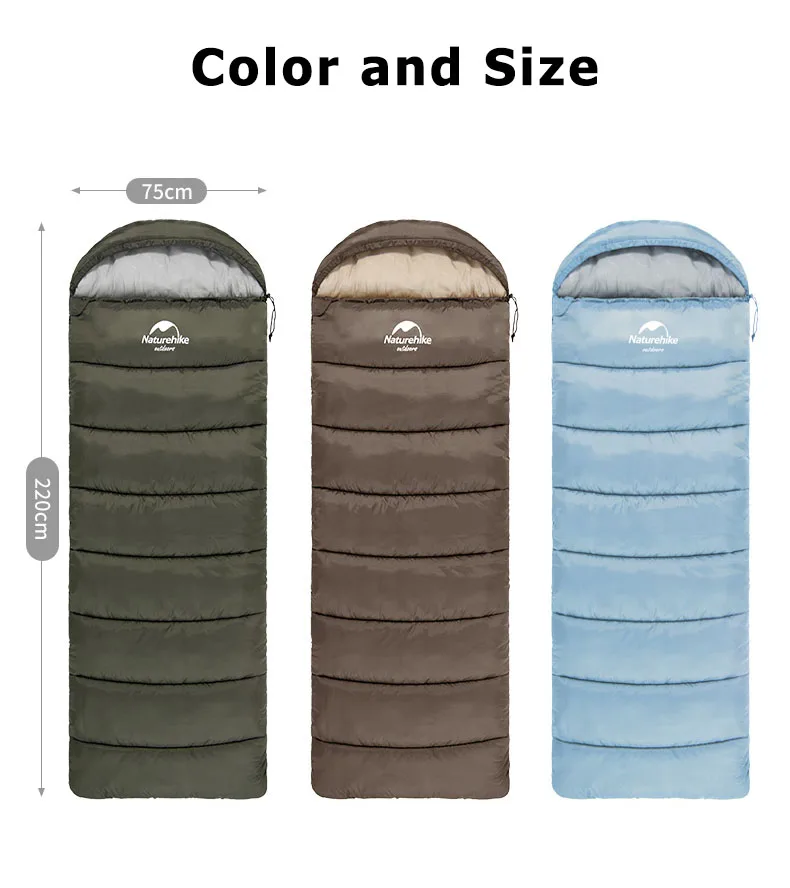 Naturehike Schlafsack Ultraleicht Baumwolle Schlafsäcke Camping Getriebe Notfall Schlafsack Camp Schlafen Gears Eis Flamme Quilt – Detail 11