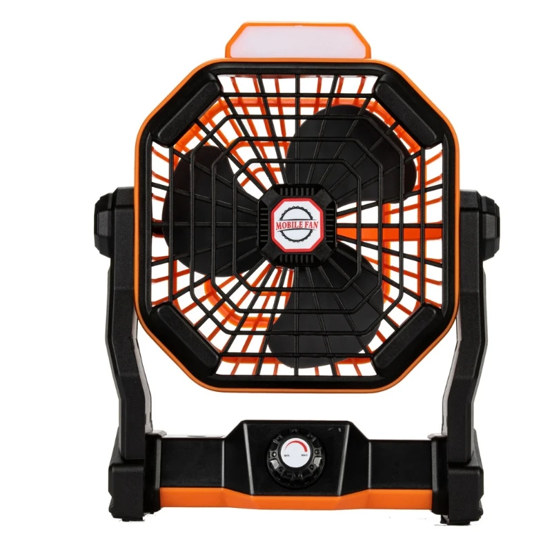 

Portable Camping Fan with LED Lantern Long Work for Time Rechargeable Battery Operated Fan for Tent Car Tent RV