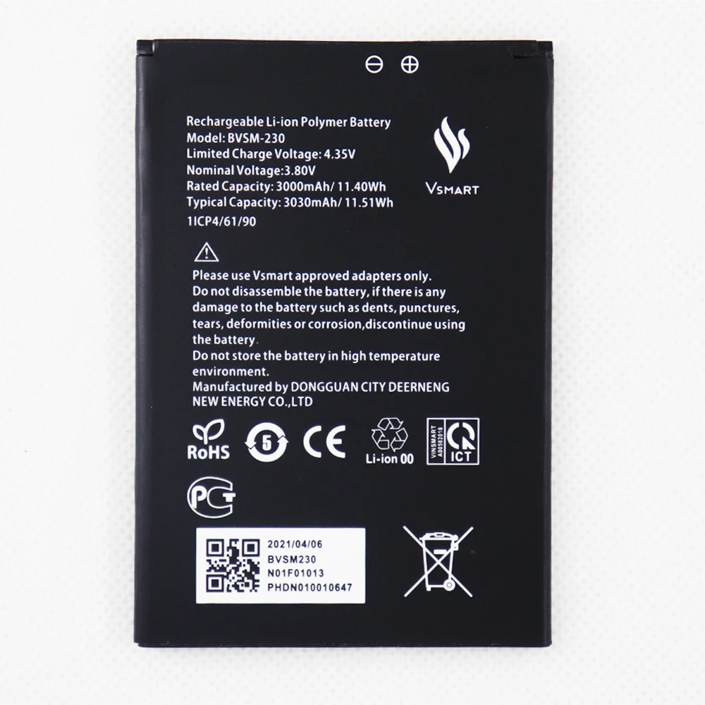 

3000mah 3.85V Battery for VSMART BVSM-230 BVSM230 Battery