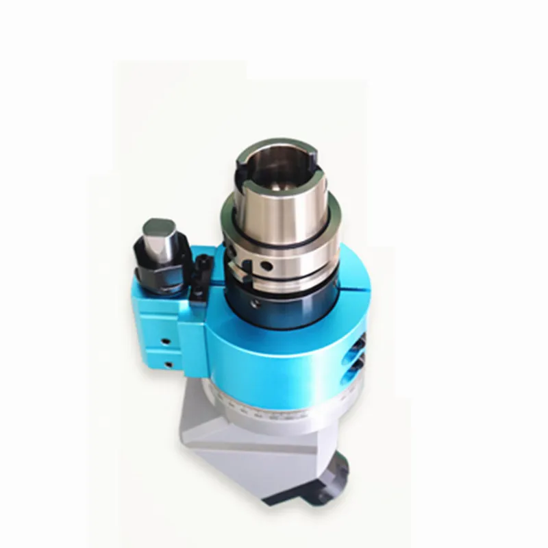 CNC 37 angle head vertical horizontal milling head side mill head cnc machining center BT40 HSK light weight angle head