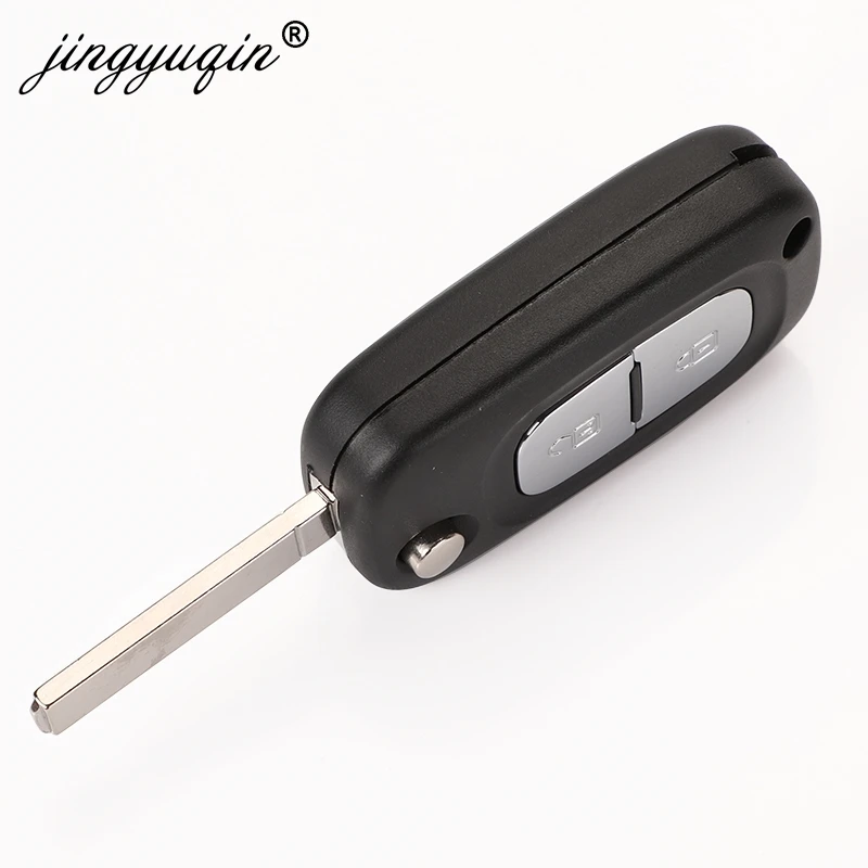 jingyuqin 2/3BTN Modified Flip 433Mhz ID46-7946 /7947 Car Remote Key For Renault Vivaro Movano Traffic Master Kangoo Clio Dacia