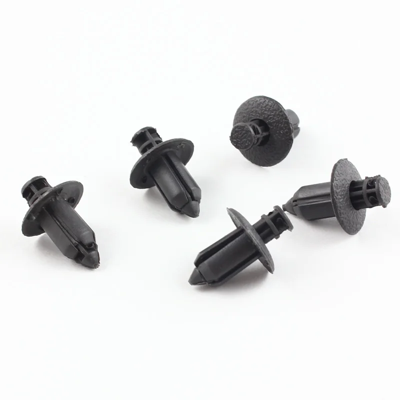 8mm Hole Auto Plastic Push-Type Retainer Rivet for Suzuki Mitsubishi Car Door Cards Panels Trim Fasteners Clips