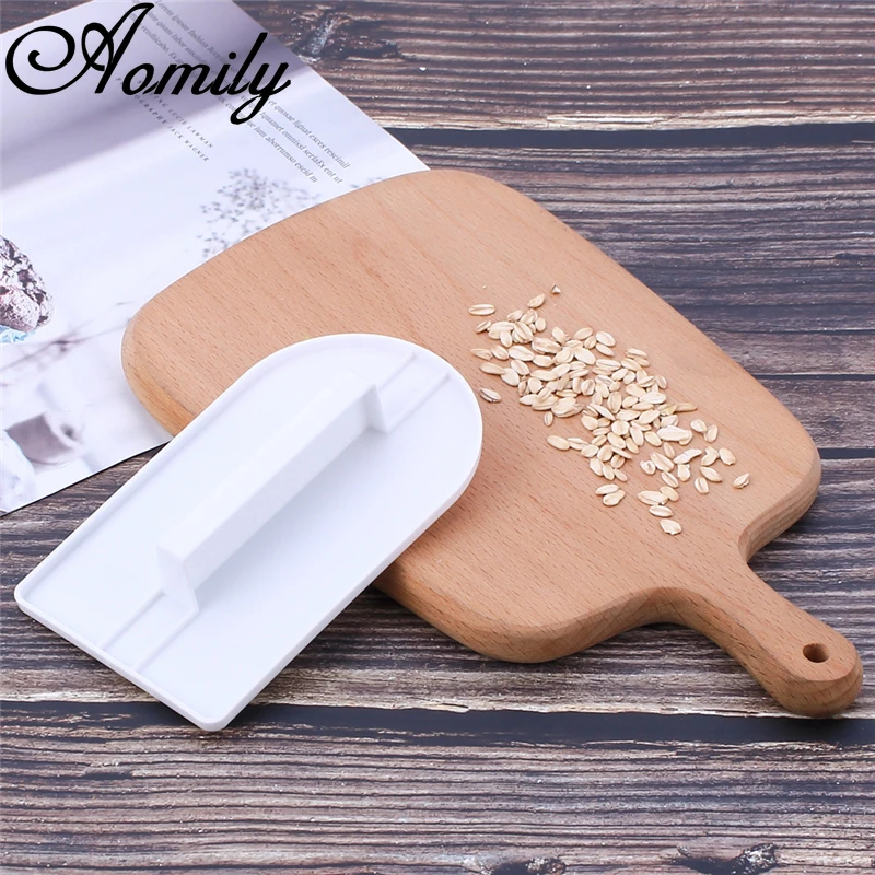 Amoliy Cake Scraper Smoother Icing Fondant Cake Decorating Tool Cake Cream Edge Smoother Spatulas Bakeware Kitchen Baking Tools