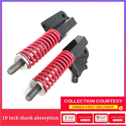 10 Electric Scooter Front Suspension Hydraulic Shock Absorber Spring   Red   12mm