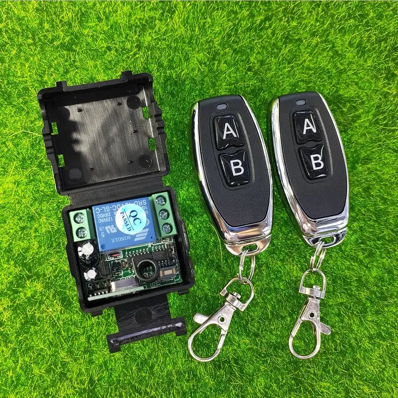DC 12 v 1CH mini wireless remote control switch  Learning code   receiver   transmitter  Household lights /led/power on off
