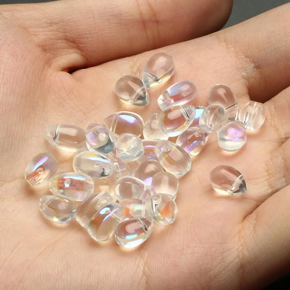 20PC/lot AB Color Crystal Beads WaterDrop Shape Glass Beads For Jewelry Making DIY Bracelet Necklace 6x9mm