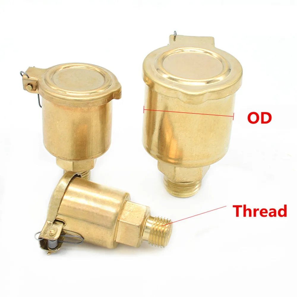 Metric Male Thread Brass Oil Cup Oil Port Cap Oiler Flip Cap Cover For Genertor Engine Bottom Brackets