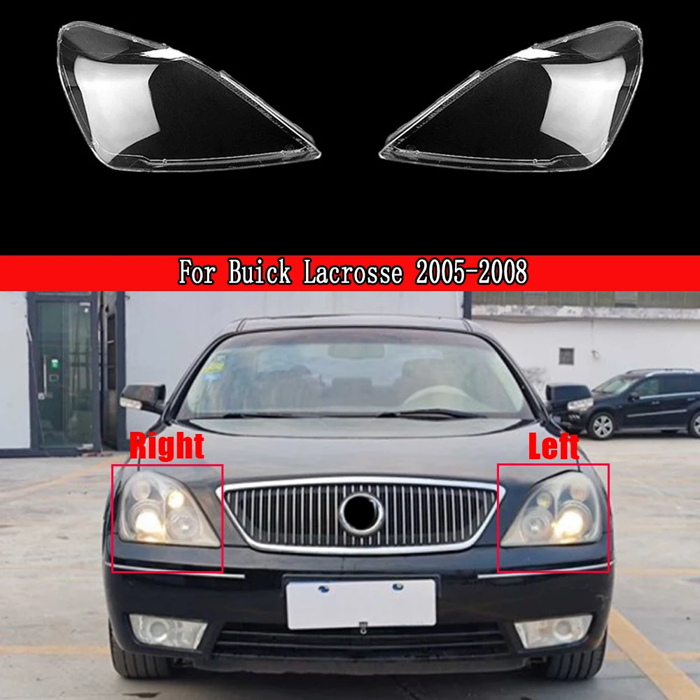 

Car Front Headlight Lens Cover Auto Headlamps Lampcover Transparent Lampshades Lamp Shell For Buick Lacrosse 2005-2008