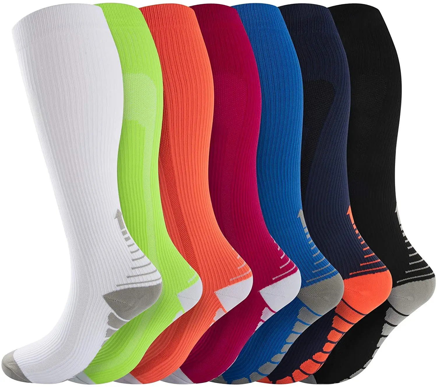 Compression Socks 30 Mmhg Men Nylon Medical Nursing Stocking Medical Outdoor Cycling Fast-drying Breathable Adult Sports Socks