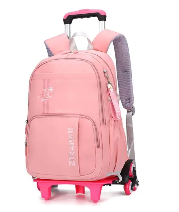 School Trolley Bag For Girls Children School Rolling backpacks bag for kids wheeled backpack bag for Girls Travel Rolling Bags