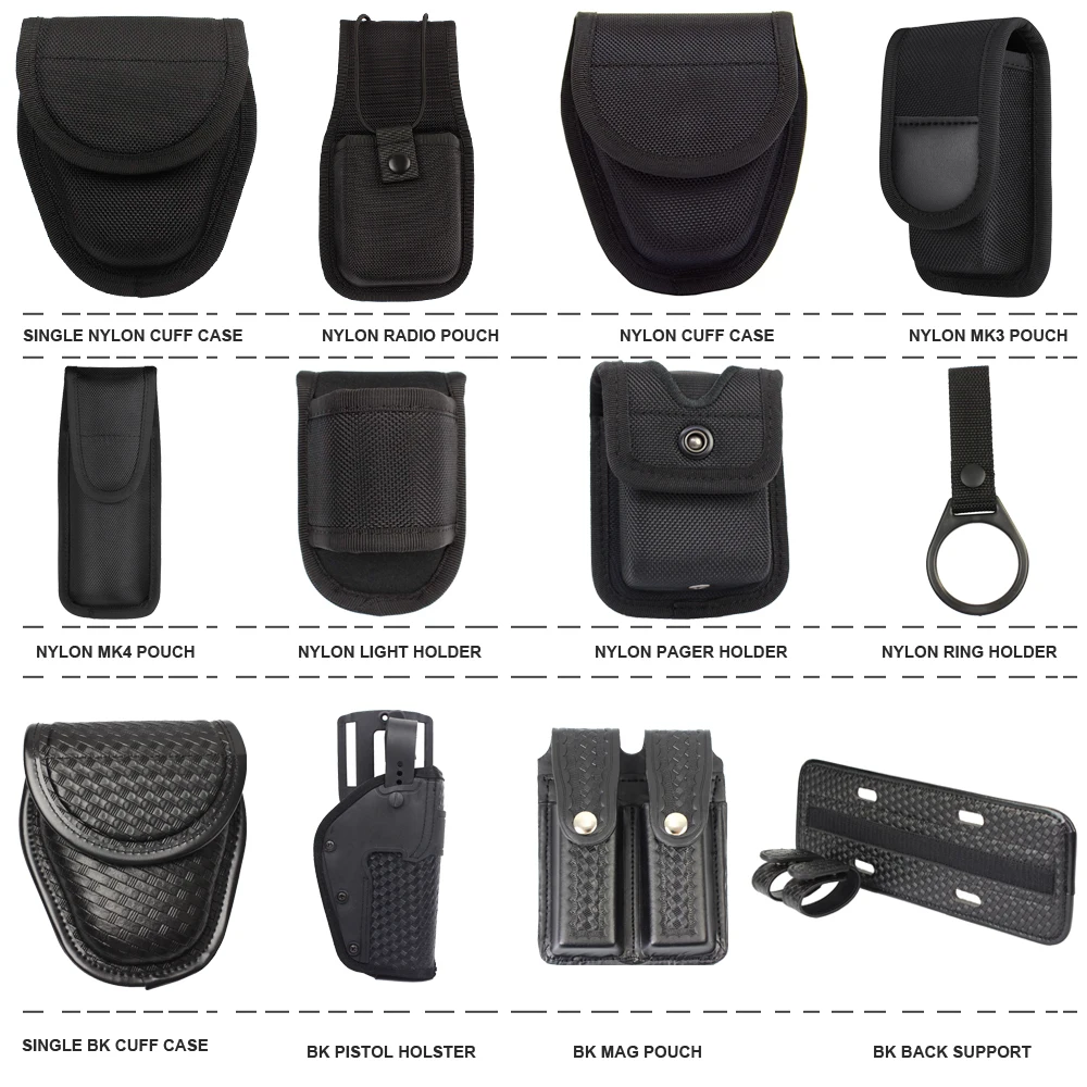 Kit cinturón táctico policial con bolsas y accesorios - imagen 2