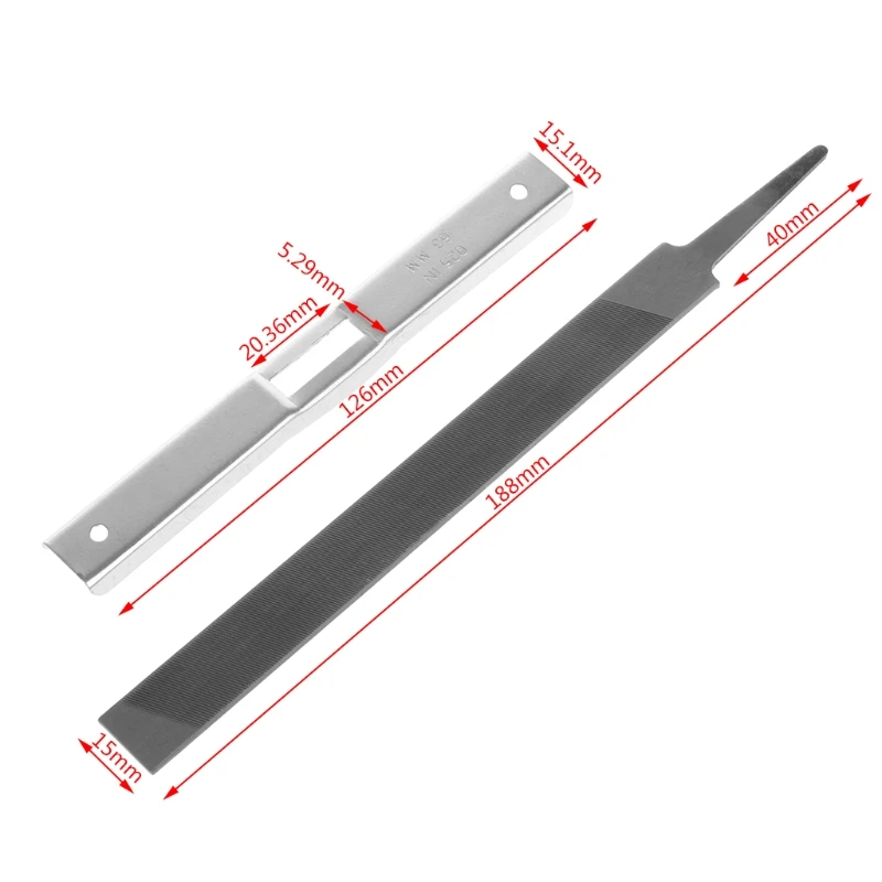 Chainsaw Lawn Mower Depth Gauge Steel Flat File Sharpening Tool Guide Tester Dropshipping