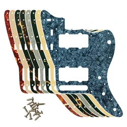 XinYue Custom Guitar Parts For Mexico Jazzmaster Style Guitar Pickguard Scratch Plate Replacement Electric Guitar Flame Pattern