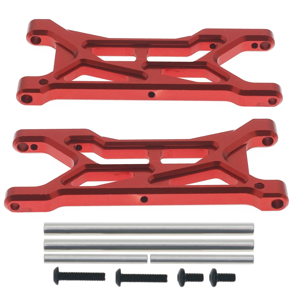 Aleación 2 unids/set brazo de suspensión inferior trasero a-arm para 1/10 ARRMA 3s y Mega550 Vorteks Senton Granite old Big Rock upgrade part