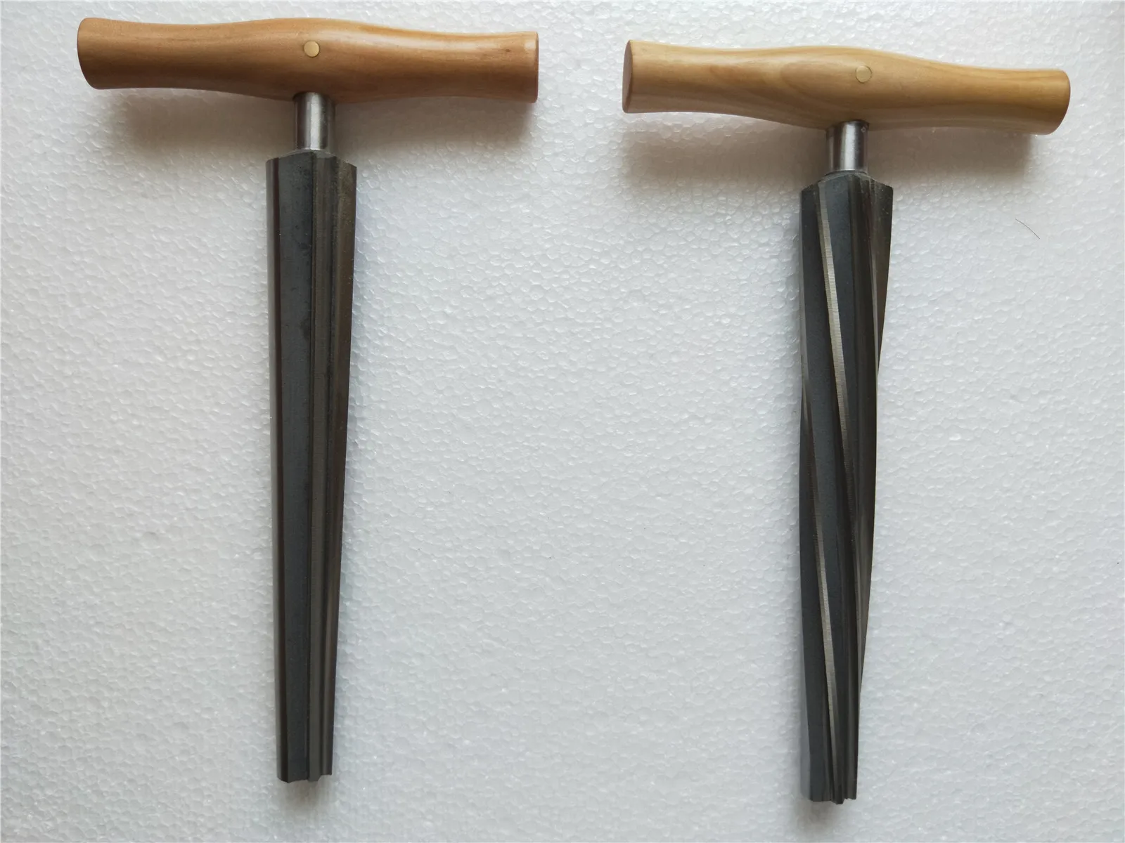 1 PC Double Bass End Pin Reammer Straight Type or Spiral Type Luthier Tool