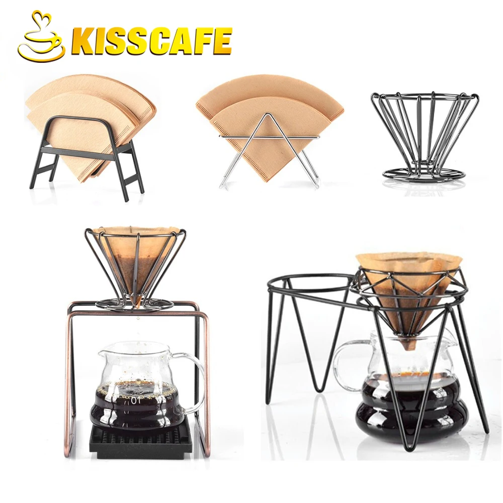 

Coffee Filter Stander Tea Leaves Filter Holder Stand Rack Coffee Filter Baskets Permanent Coffee Dripper Coffee Accessories