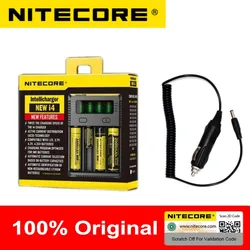 Nitecore-オリジナルのi4digicgerバッテリー充電器,18650/14500/Li-ion充電式バッテリー充電器,ユニバーサル充電ケーブル