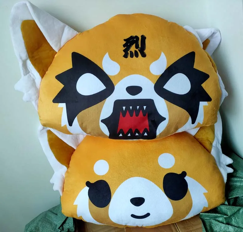 Japan Aggretsuko Aggressive Retsuko Plush Toy Stuffed Doll Pillow Children Kids Gift