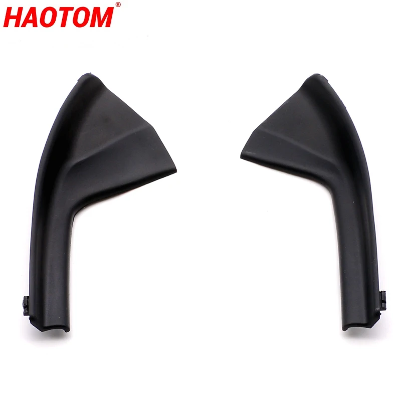 2Pcs Left+Right Car Cowl Grille Outer Cover Clip-on Black External Trim For Nissan Versa Sedan Hatchback 2007-2011