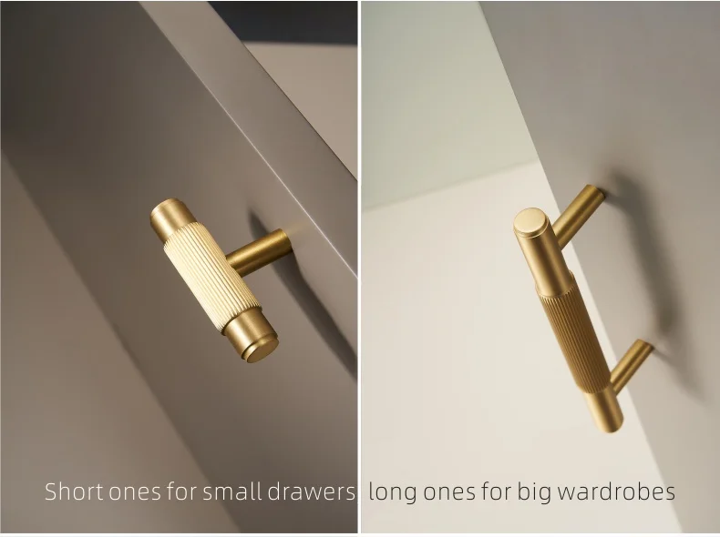 Dooroom Messingstreifen-Möbelgriffe, schwarz, geradlinig, für Kleiderschrank, Kommode, Schrank, Schublade, Schuhschrank, Weinschrank, Zuggriffe – Detail 7