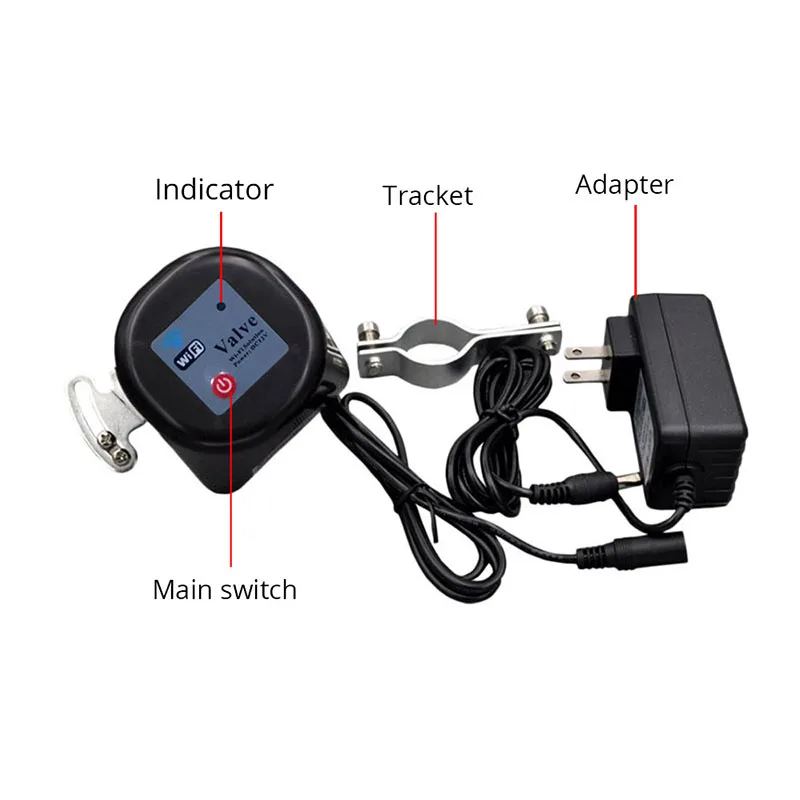 Z wave-válvula de desligamento automático, detector de vazamento de água, com sensor de alarme ue 868.4mhz