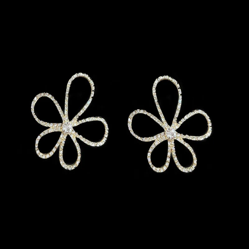 

Engood 30Pcs Rhinestones Flower Button Sewing Trim & Embellishments Craft Buckle for DIY Shoes Wedding Bag Clothes Jewelry Hair