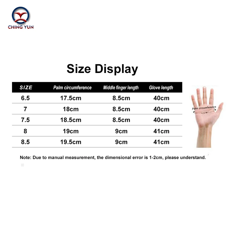 CHINGYUN Woman Gloves New 2020 Sheepskin Gloves Ladies Long Gloves Arm Sleeve Ladies Leather Fashion Gloves Ladies Winter Gloves