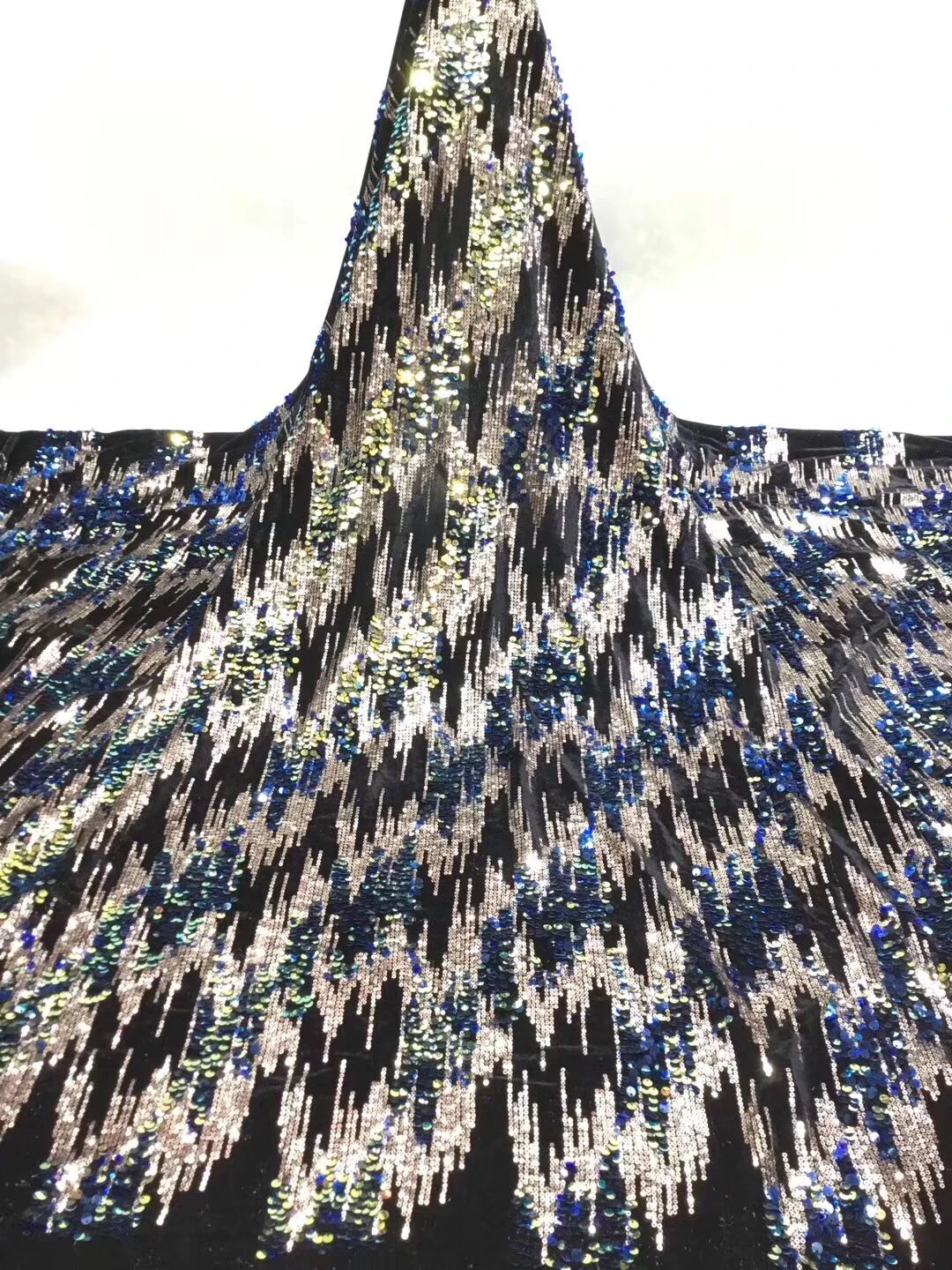 

African Sequin Lace Fabric 2021 High Quality French Lace Fabric Nigerian Tulle Mesh Lace Fabric Clothes J35251