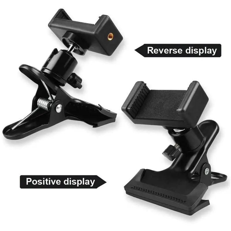 Gitaar Hoofd Clip Mobiele Telefoon Houder Live-uitzending Statief Ondersteuning Stand Voor Telefoon Clip Houder Muziek Beugel Hoofd Desktop V6D0