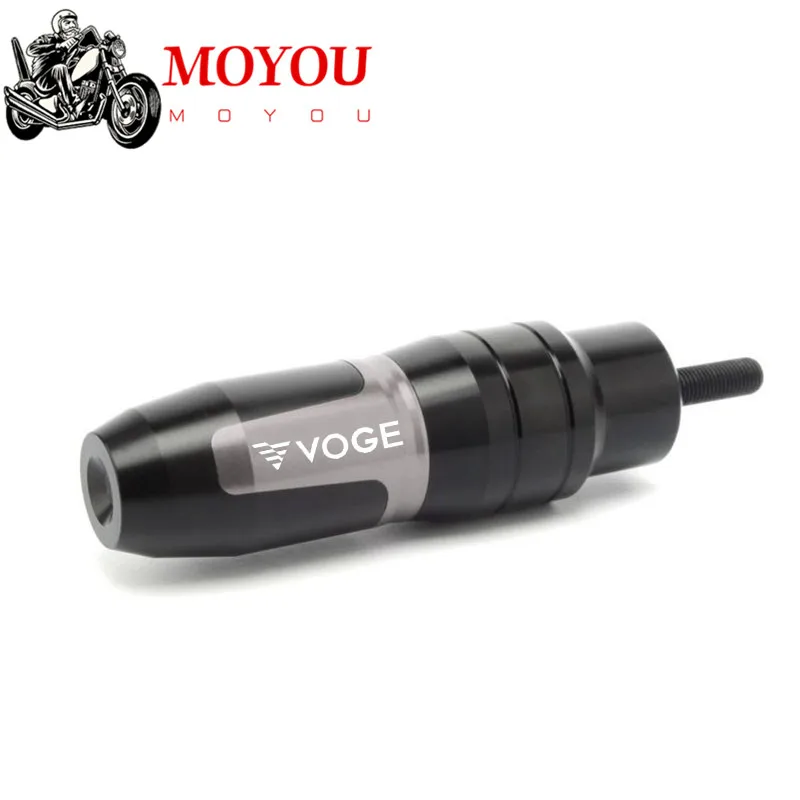 For Loncin Voge 300ac 200ac 500r 500ds Motorcycle CNC Aluminum Frame Exhaust Sliders Crash Protector Pads Crash silder with logo
