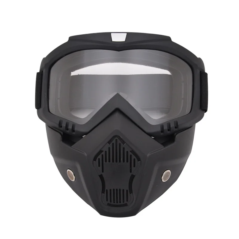 Full Face Motorcycle Ski Goggles Mask Windproof Skating Skiing Safety Mask Oudoor Sports Snowbaord Snowmobile Goggles Mask