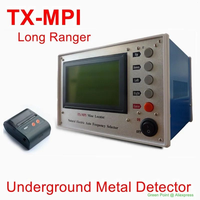 TX-MPI Underground Metal Detector Mine Locator Natural Electric Auto Frequency Selector Long Range Metal Detector Professional