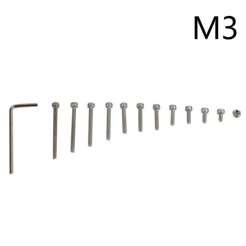 M3 serie combinazione 304 acciaio inossidabile testa cilindrica esagono vite di fissaggio 440 pz/scatola
