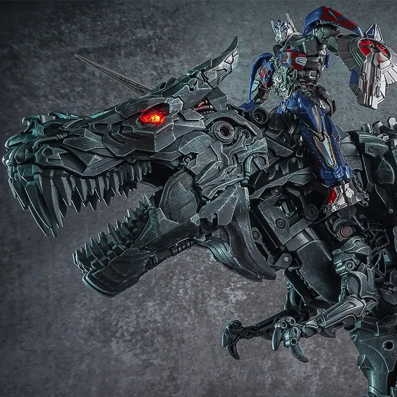 

With Box WJ Transformation KO Grimlock Alloy Movie Film Oversize Enlarged SS07 Dinosaur Leader Ancient Action Figure Toy Gifts