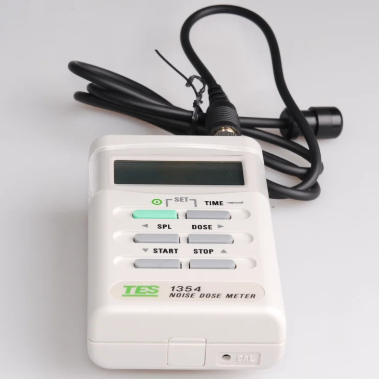 TES-1354 Weiß Noise Sound Maschine für Lärm Dosis Meter Lärm Dosimeter Belichtung Zeit Sound Level Tester 70-90dB